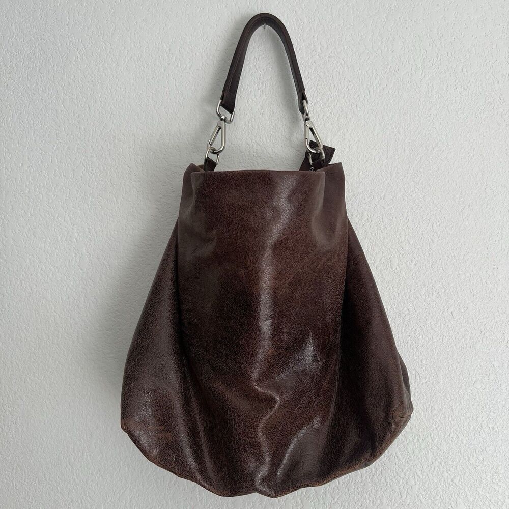 Gianni Chiarini Brown Leather Hobo Bag - Picture 2 of 7